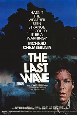 Theatrical poster for Peter Weir's The Last Wave (1977).