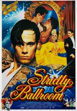 Australian theatrical poster for Baz Luhrmann's Strictly Ballroom (1992).